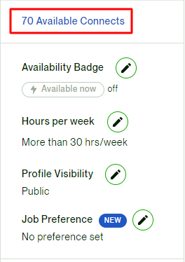 Available Connects On Upwork
