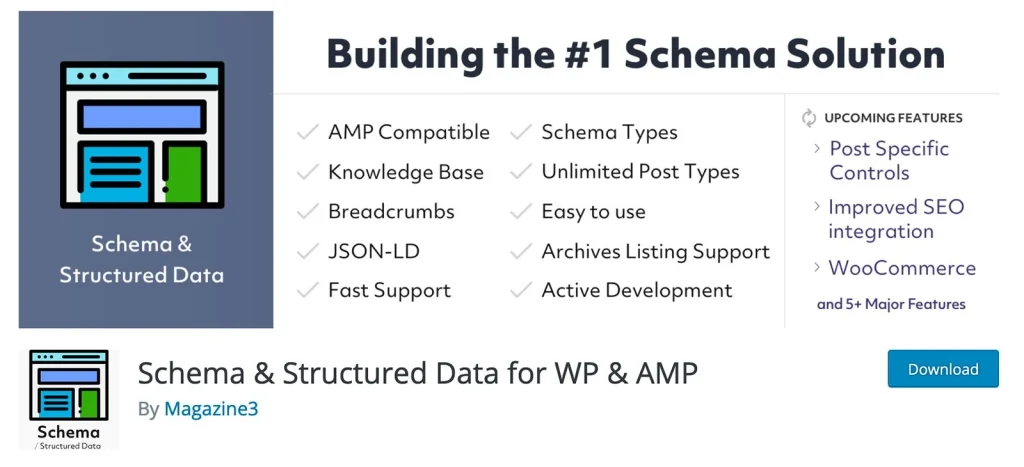 Schema Structured Data For Wp Amp