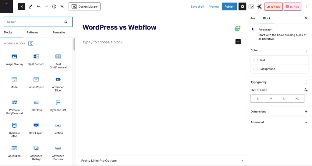 Wordpress Content