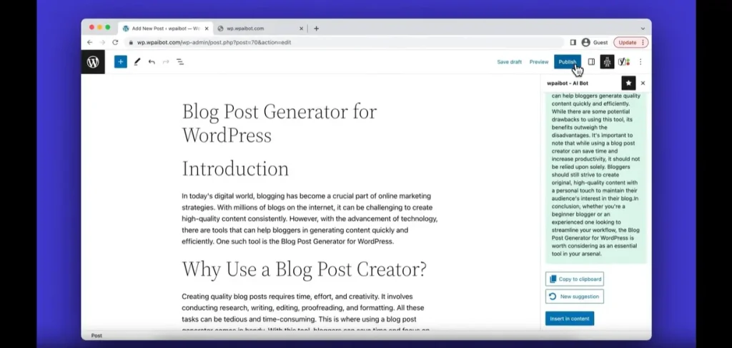 Blogpost Generator